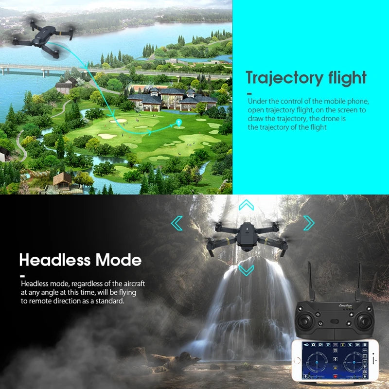 Eachine Camera Hight Hold Mode Foldable Arm RC Quadcopter Drone