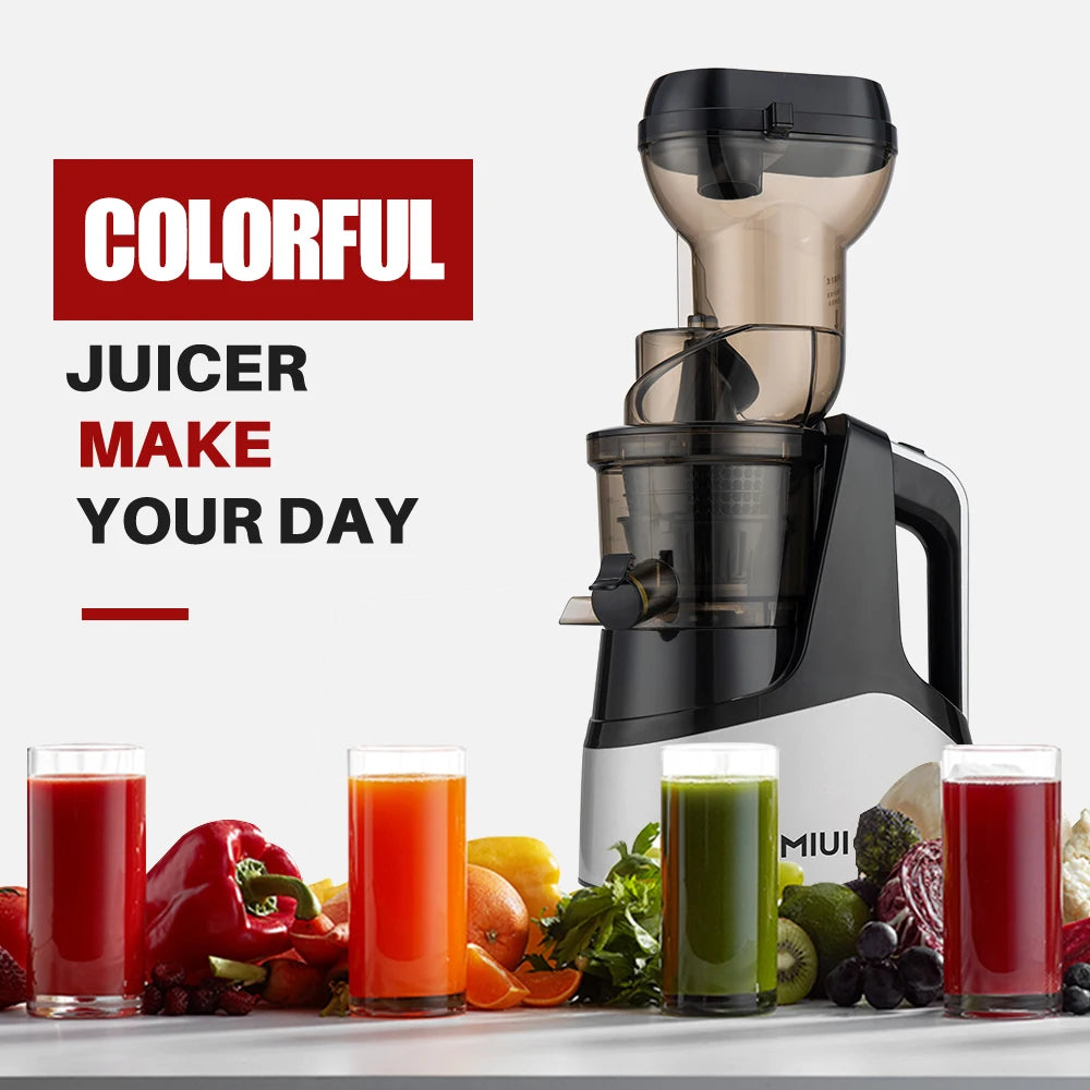 Electric Fruit Juicer 7LV Screw Cold Press Extractor