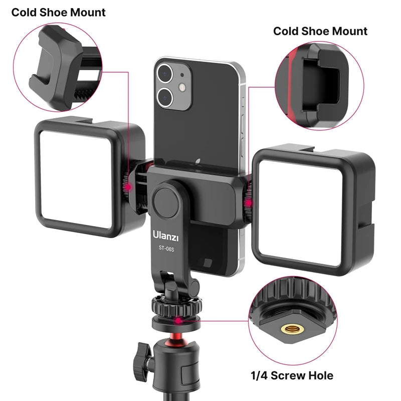 Ulanzi ST-06S Phone Holder Mount Clamp Clip