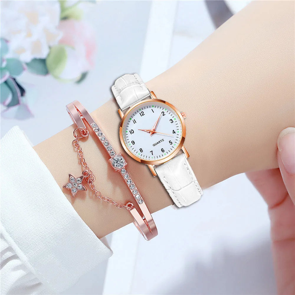 Ladies Watch Casual Luminous Quartz Watch