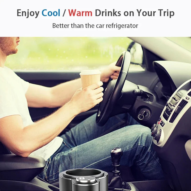 Smart 2 In 1 Car Heating Cooling Cup for Coffee Miik Drinks