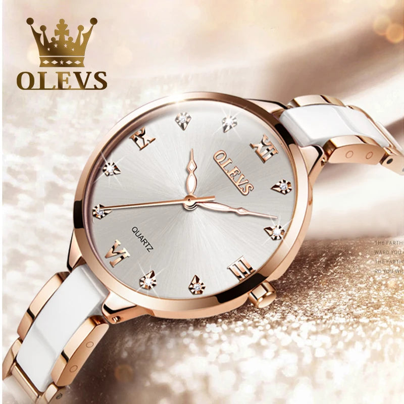 Female Watch OLEVS Quartz Watch for Women