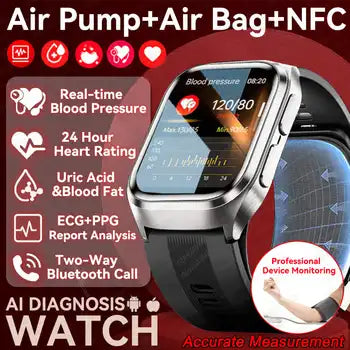 2025 AI Diagosis ECG Health Smart Watch -For Women