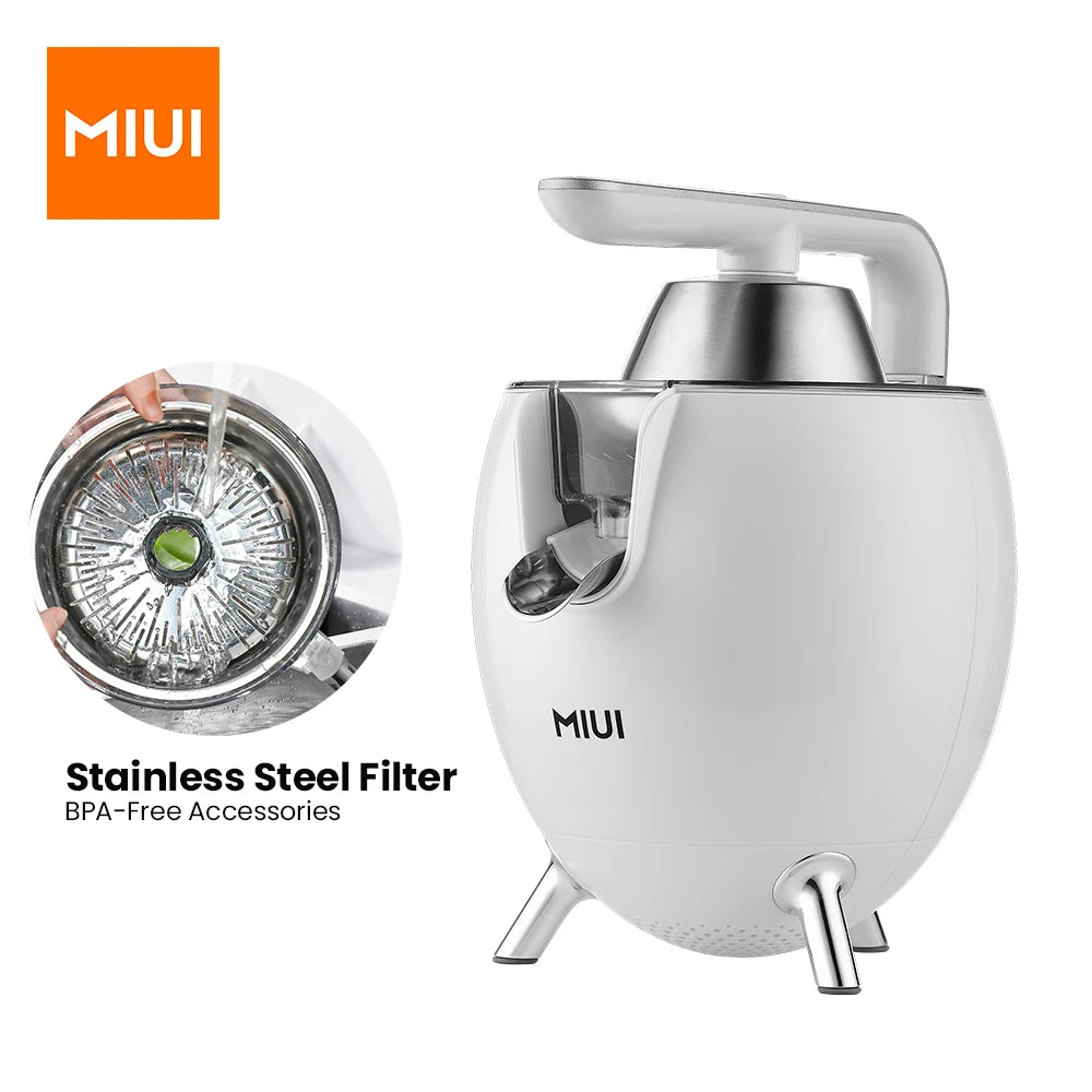 MIUI Citrus Electric Juicer,850W Stainless Steel Orange Lemon