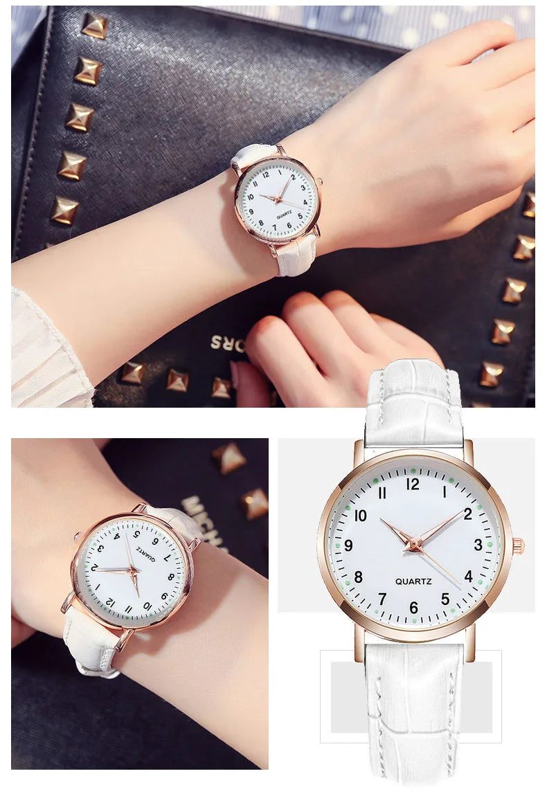 Ladies Watch Casual Luminous Quartz Watch