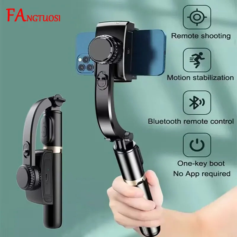 FANGTUOSI Mobile Video stabilizer selfie stick tripod Gimbal  For Smartphone