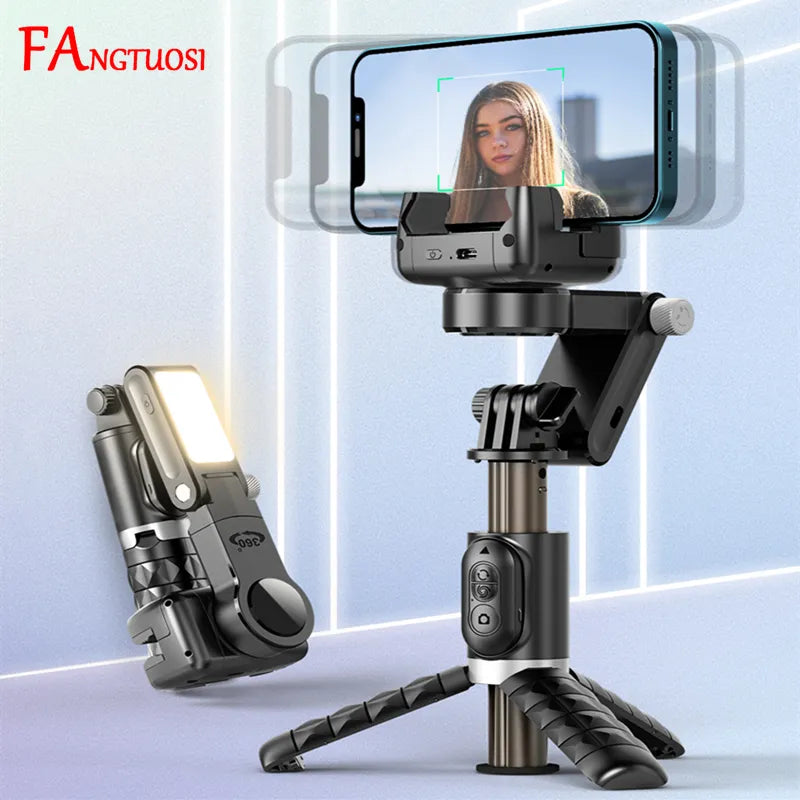 Gimbal Stabilizer Selfie Stick Tripod For Smartphone