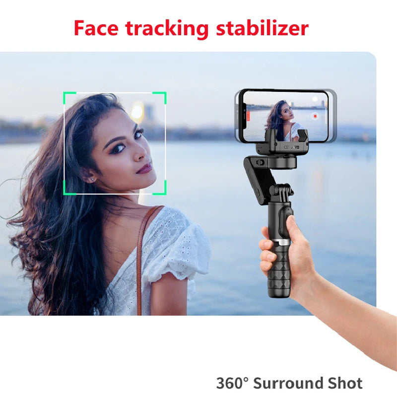 Gimbal Stabilizer Selfie Stick Tripod For Smartphone