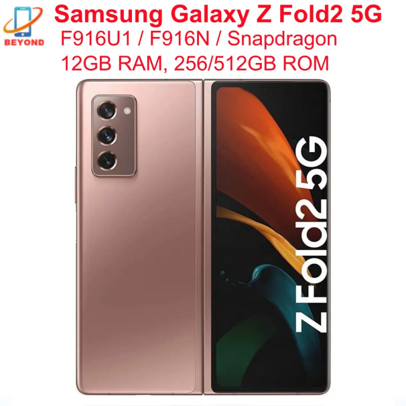 Samsung Galaxy Z Fold 2 Fold2 5G F916N F916U1 7.6"