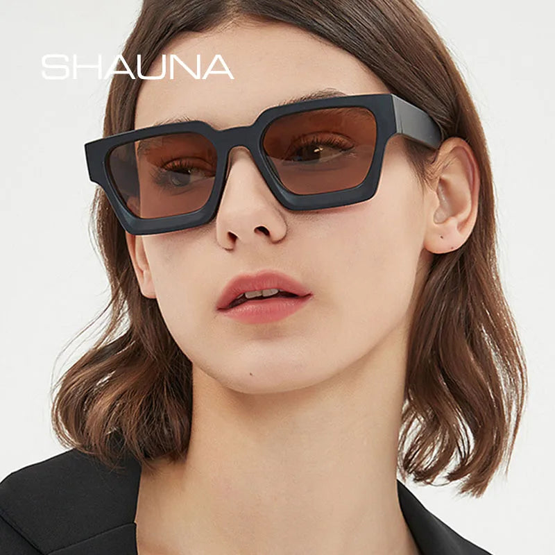 SHAUNA Ins Popular Women Square Sunglasses