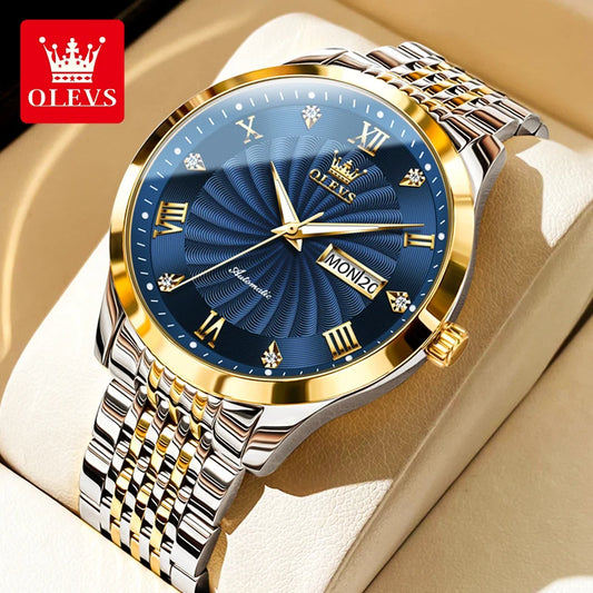 OLEVS Top Brand Automatic Mechanical Business Male Watch