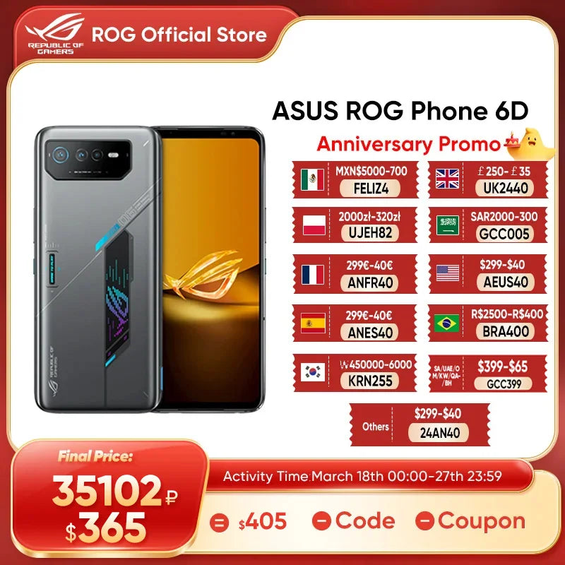 ASUS ROG 6D/6D Ultimate Smartphone