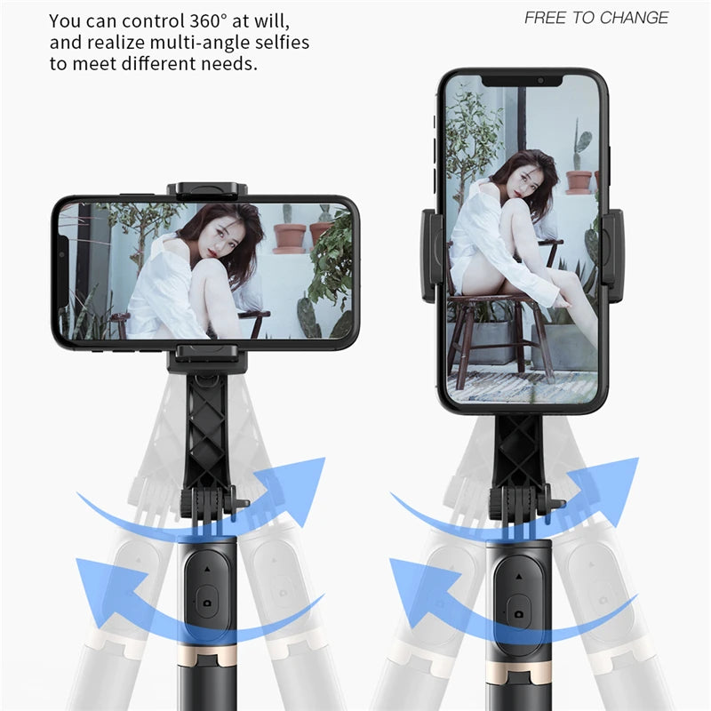 FANGTUOSI Mobile Video stabilizer selfie stick tripod Gimbal  For Smartphone