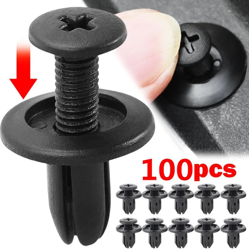 8mm Plastic Rivets Fasteners Screw for Toyota Focus Kia Nissan Yamaha