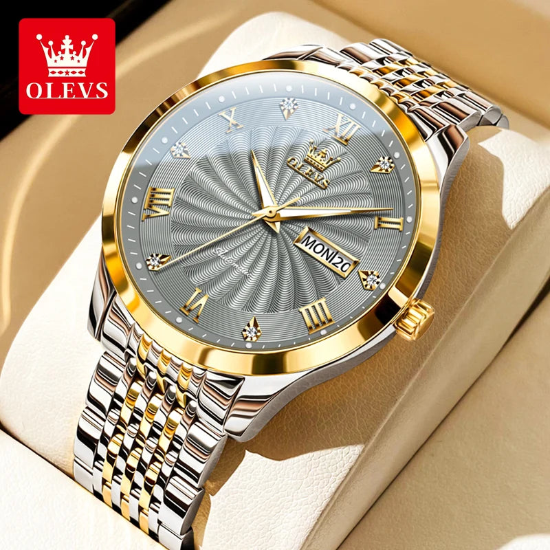 OLEVS Top Brand Automatic Mechanical Business Male Watch