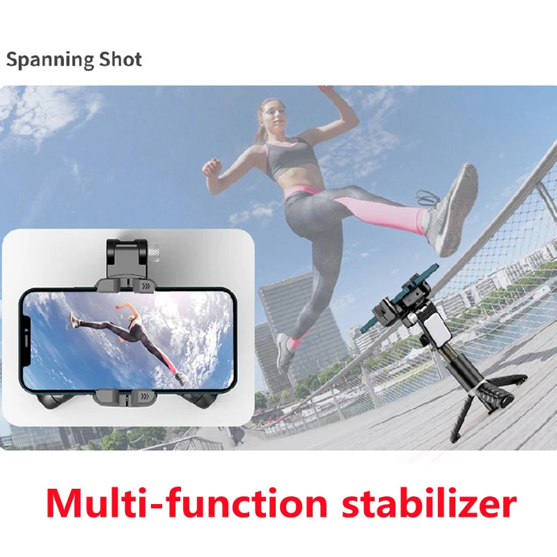 Gimbal Stabilizer Selfie Stick Tripod For Smartphone