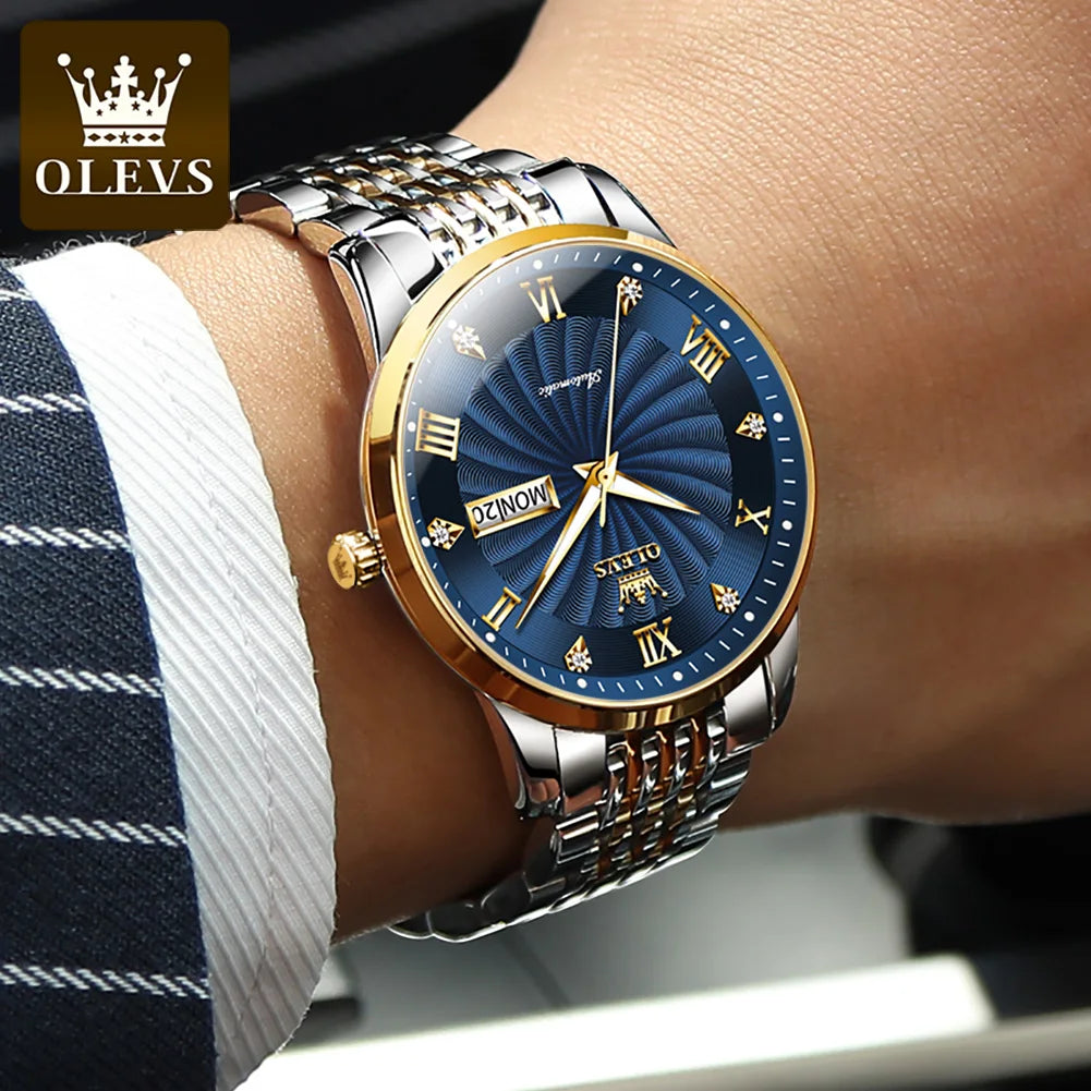 OLEVS Top Brand Automatic Mechanical Business Male Watch