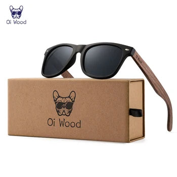 Oi Wood Brand Natural Wooden Sunglasses for Men– Where Nature Meets Style