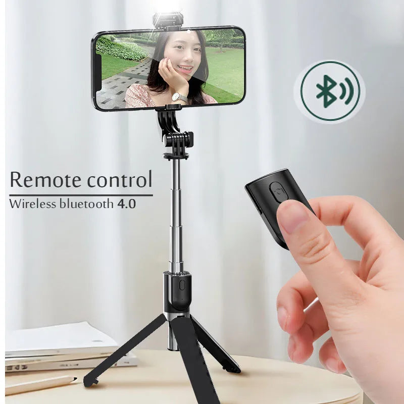 103CM Phone Holder Tripod With Selfie light Wireless Remote Shutter