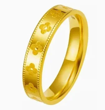 24k pure gold finger rings 999 real gold wedding rings gold wedding jewelry about 1.4g