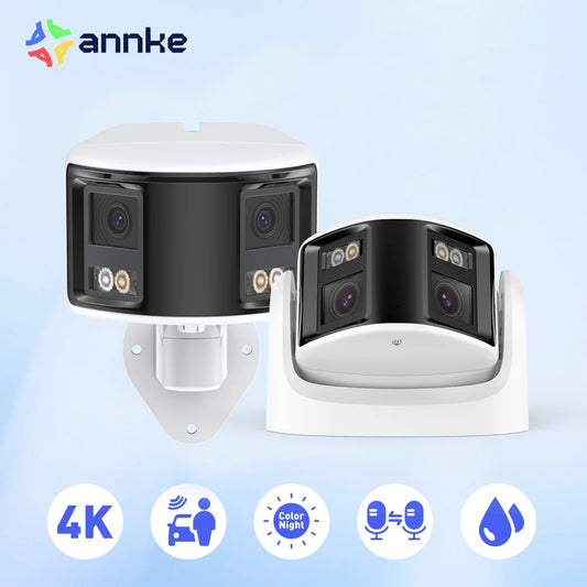 ANNKE Smart Home 180° 8MP DUO POE Dual Lens Wide View Outdoor CCTV