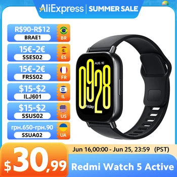 Xiaomi Redmi Watch 5 Active 2'' LCD display