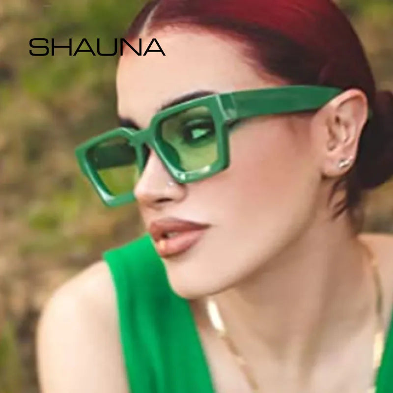 SHAUNA Ins Popular Women Square Sunglasses