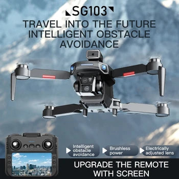 2025 SG103 PRO control PRO 4K high-definition camera FPV brushless obstacle avoidance automatic return remote control drones