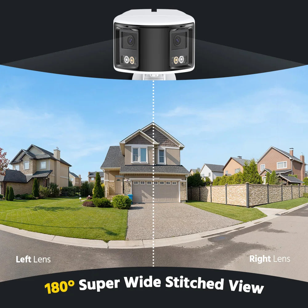 ANNKE Smart Home 180° 8MP DUO POE Dual Lens Wide View Outdoor CCTV