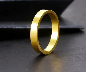 24k pure gold ring 999 solid gold rings for couples wedding rings 24k original mens rings 3mm fine gold customized jewelry