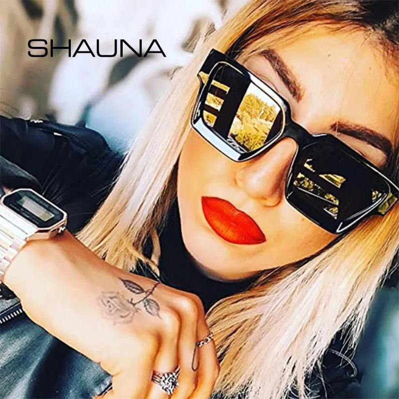 SHAUNA Ins Popular Women Square Sunglasses