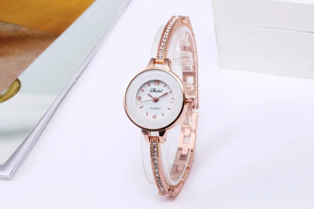 Hot fashion personality design bracelet type watch quartz female watch