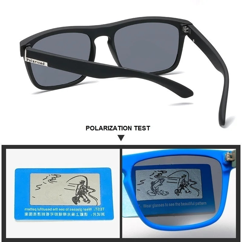 Fashion Square Vintage Polarized Sunglasses Men & Women