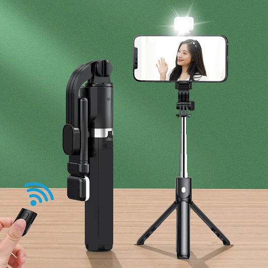 103CM Phone Holder Tripod With Selfie light Wireless Remote Shutter