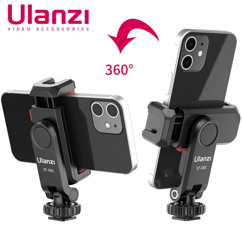 Ulanzi ST-06S Phone Holder Mount Clamp Clip